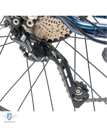 Rower Elektryczny Męski Damski Górski 27,5" MTB SHIMANO Deore LCD Aplikacja
