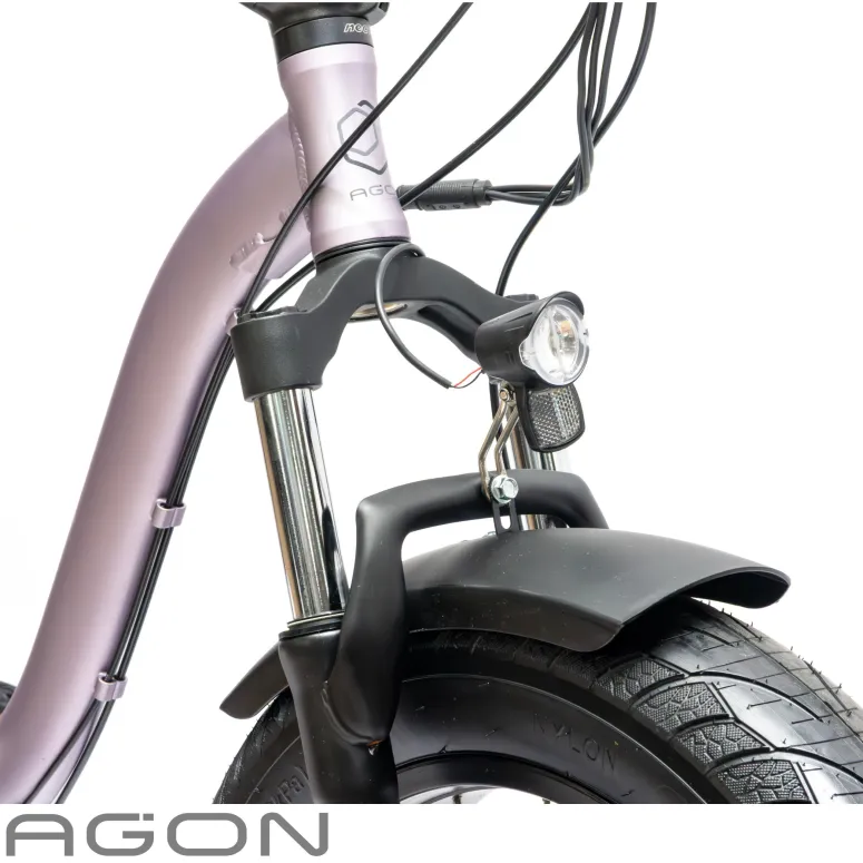 Rower Elektryczny Damski Męski Składany Fatbike 20" SHIMANO Tarcze Składak