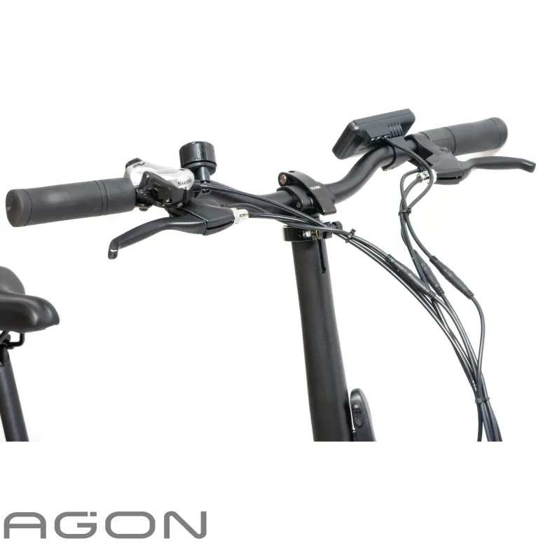 Rower Elektryczny Damski Męski Składany Fatbike 20" SHIMANO Tarcze Składak