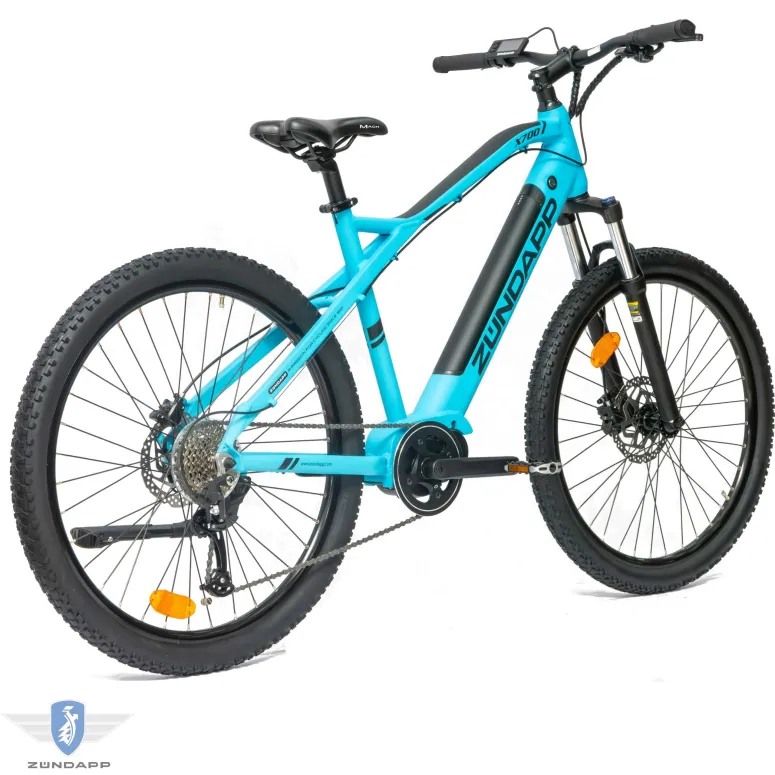 Rower Elektryczny Męski Damski Górski 27,5" SHIMANO 250 W MTB LCD Alu Amory
