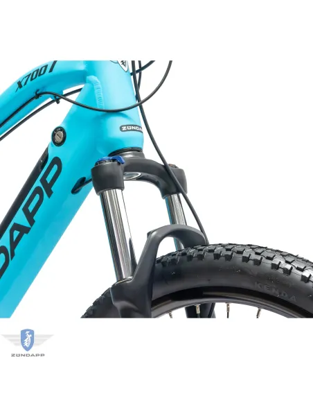 Rower Elektryczny Męski Damski Górski 27,5" SHIMANO 250 W MTB LCD Alu Amory