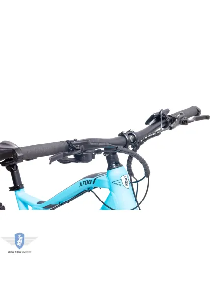 Rower Elektryczny Męski Damski Górski 27,5" SHIMANO 250 W MTB LCD Alu Amory