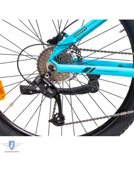 Rower Elektryczny Męski Damski Górski 27,5" SHIMANO 250 W MTB LCD Alu Amory