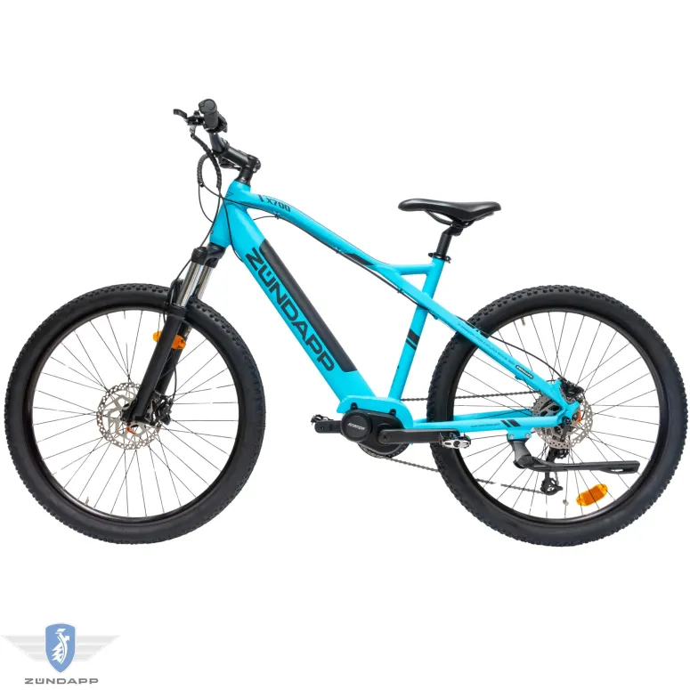 Rower Elektryczny Męski Damski Górski 27,5" SHIMANO 250 W MTB LCD Alu Amory