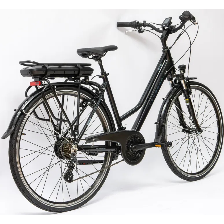 Rower Elektryczny Damski Trekkingowy 28" SHIMANO Aplikacja 2025 LCD 250 W