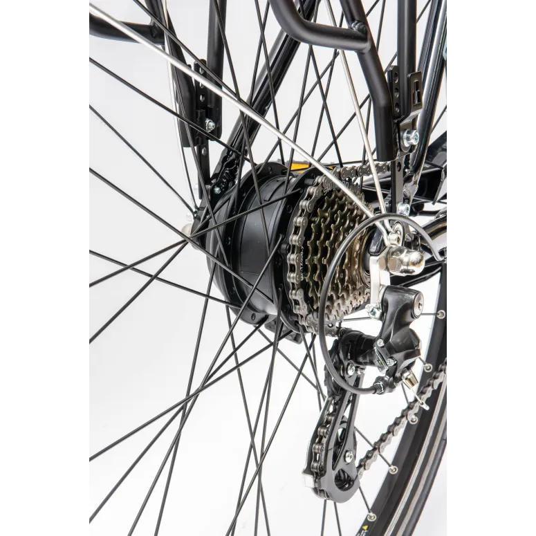 Rower Elektryczny Damski Trekkingowy 28" SHIMANO Aplikacja 2025 LCD 250 W