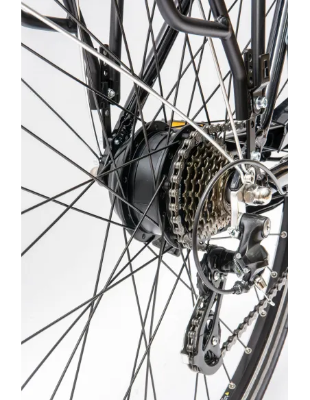 Rower Elektryczny Damski Trekkingowy 28" SHIMANO Aplikacja 2025 LCD 250 W