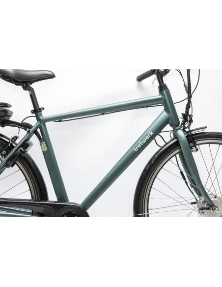 Rower Elektryczny Męski Trekkingowy 28" ALU 250 W Shimano NEXUS 7 Światła