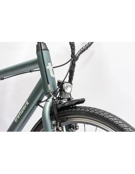 Rower Elektryczny Męski Trekkingowy 28" ALU 250 W Shimano NEXUS 7 Światła