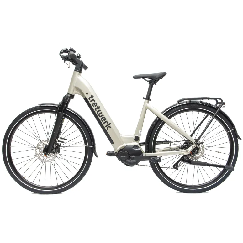 Rower Elektryczny Damski Miejski 28" SHIMANO 250 W LCD Aplikacja NFC 2025
