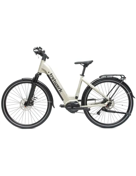 Rower Elektryczny Damski Miejski 28" SHIMANO 250 W LCD Aplikacja NFC 2025