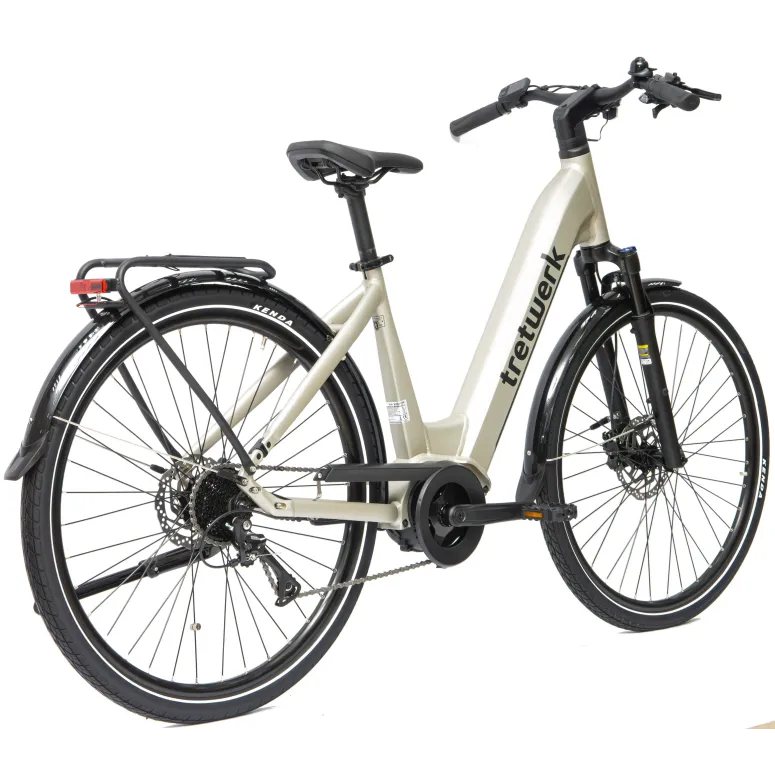 Rower Elektryczny Damski Miejski 28" SHIMANO 250 W LCD Aplikacja NFC 2025