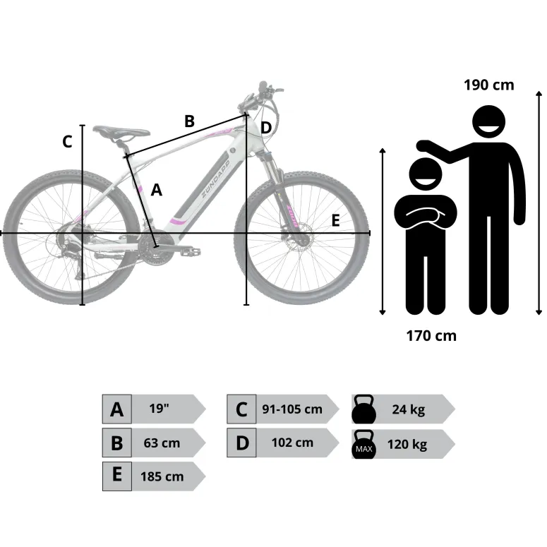 Rower Elektryczny Damski Męski Górski MTB 27.5 504Wh Shimano Hydraulika 250
