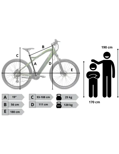 Rower Elektryczny Górski MTB 27,5" Hydraulika 250W Altus 14Ah Cyngle 25km/h