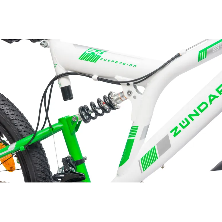 Rower Górski Dziecięcy Chłopięcy MTB Koła 24" Tarcze Full Amory Oświetlenie