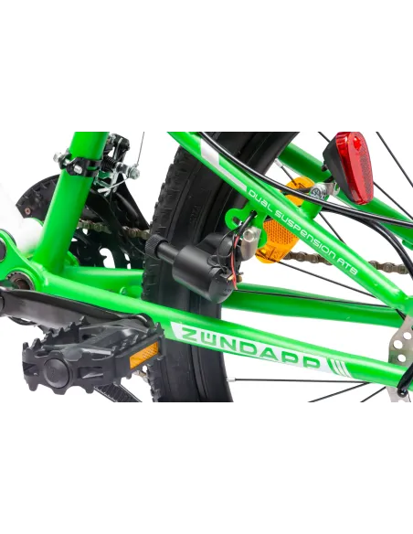 Rower Górski Dziecięcy Chłopięcy MTB Koła 24" Tarcze Full Amory Oświetlenie