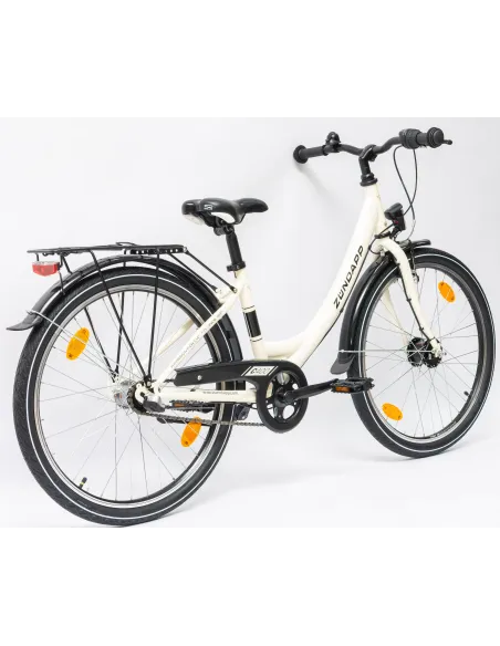 Rower Dziewczęcy Miejski 24" Junior SHIMANO Nexus Oświetlenie Dynamo Stopka