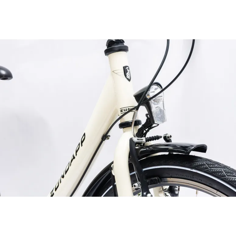 Rower Dziewczęcy Miejski 24" Junior SHIMANO Nexus Oświetlenie Dynamo Stopka