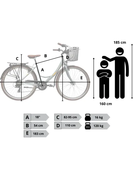 Rower Damski Miejski 28" SHIMANO Oświetlenie Dynamo Koszyk Bagażnik Stopka