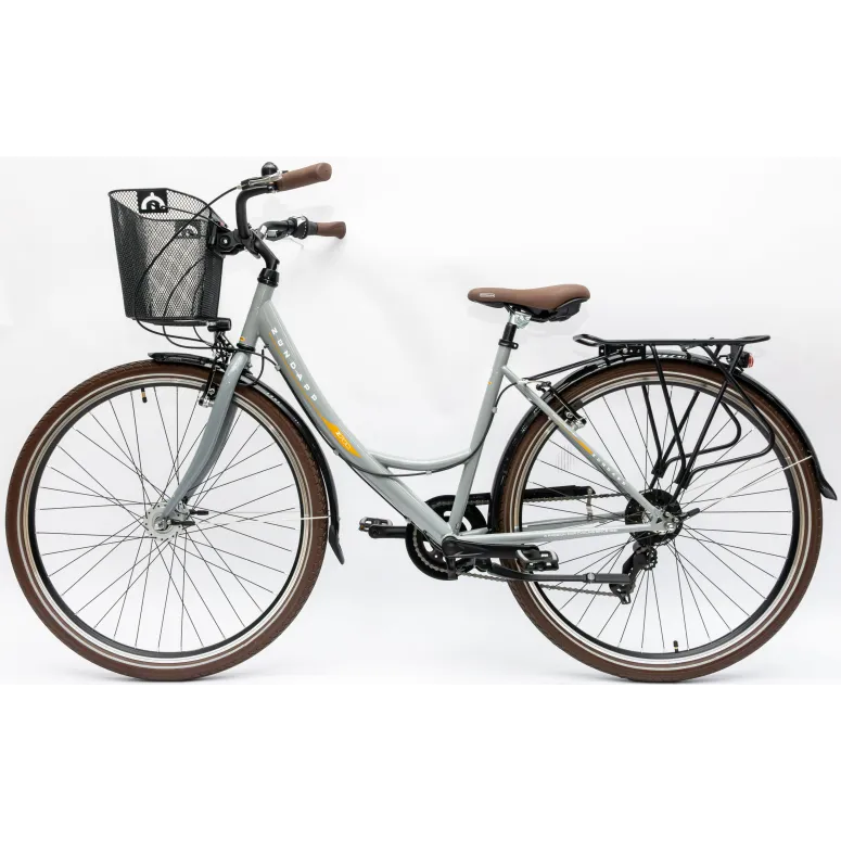 Rower Damski Miejski 28" SHIMANO Oświetlenie Dynamo Koszyk Bagażnik Stopka