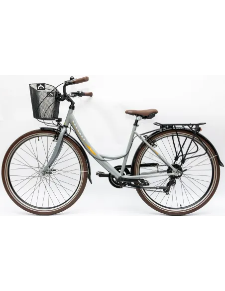 Rower Damski Miejski 28" SHIMANO Oświetlenie Dynamo Koszyk Bagażnik Stopka