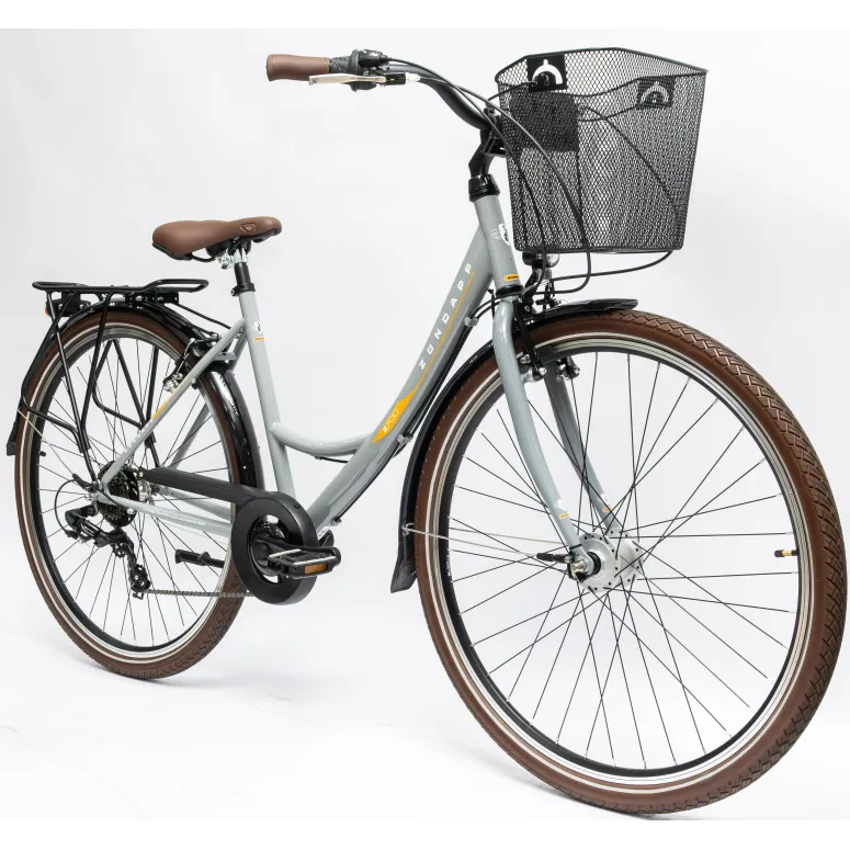 Rower Damski Miejski 28" SHIMANO Oświetlenie Dynamo Koszyk Bagażnik Stopka