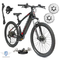 Rower Elektryczny Męski Damski Górski 27,5 SHIMANO Deore LCD Aplikacja 2025