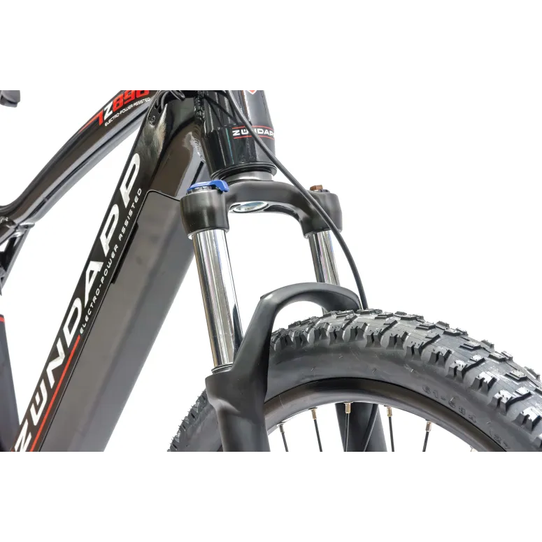 Rower Elektryczny Męski Damski Górski 27,5 SHIMANO Deore LCD Aplikacja 2025