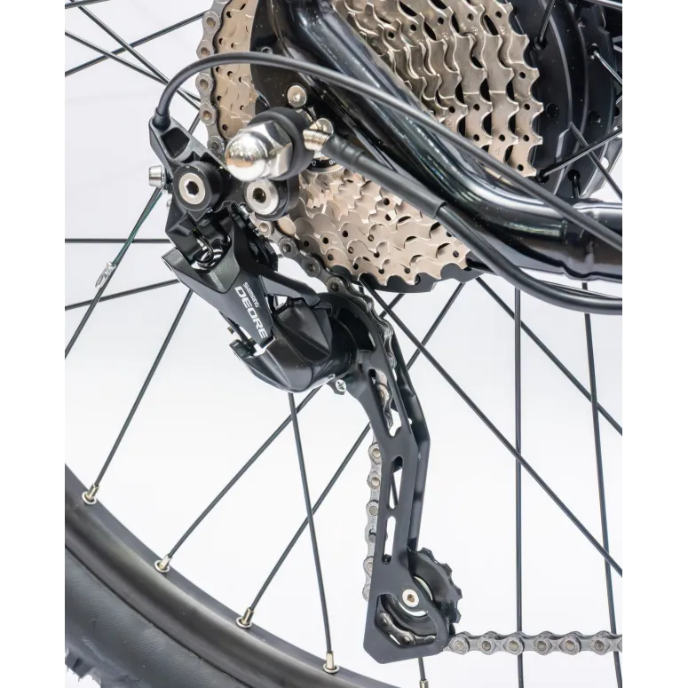 Rower Elektryczny Męski Damski Górski 27,5 SHIMANO Deore LCD Aplikacja 2025