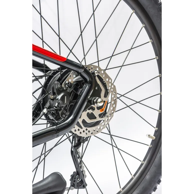 Rower Elektryczny Męski Damski Górski 27,5 SHIMANO Deore LCD Aplikacja 2025