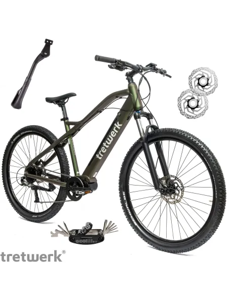 Rower Elektryczny Męski Damski Górski 29" 250W 80Nm LCD MTB SHIMANO