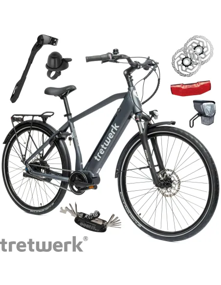 Rower Elektryczny Męski Damski Miejski 28" SHIMANO Nexus LCD 250W Aluminium