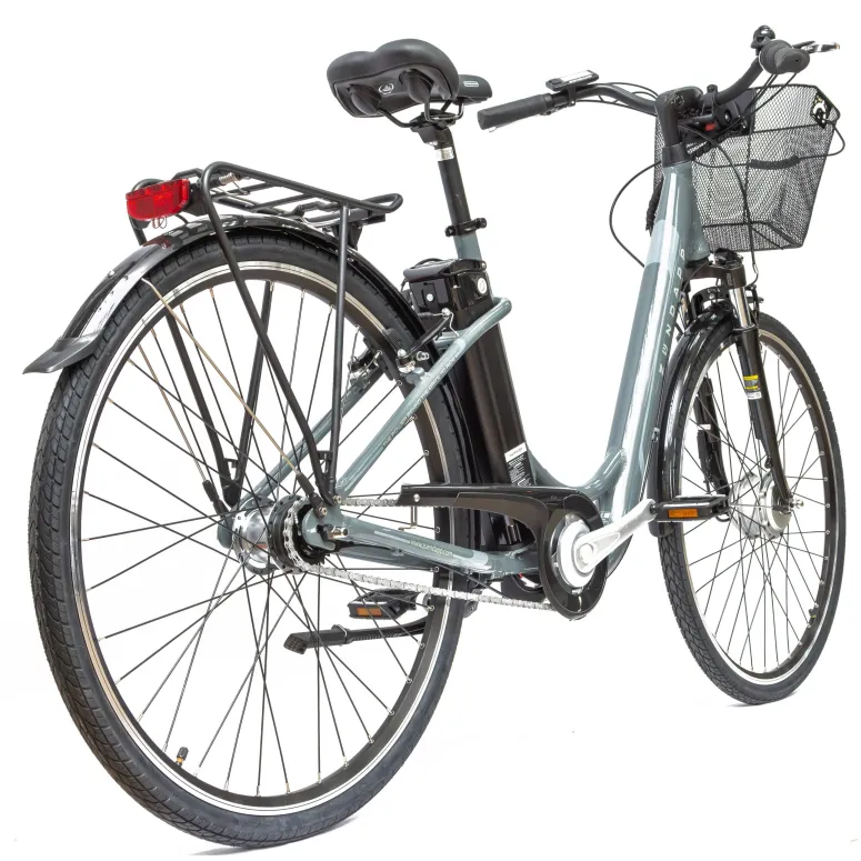 Rower Elektryczny Damski Miejski Koła 28" Shimano Nexus 7 ALU 250 W LCD 