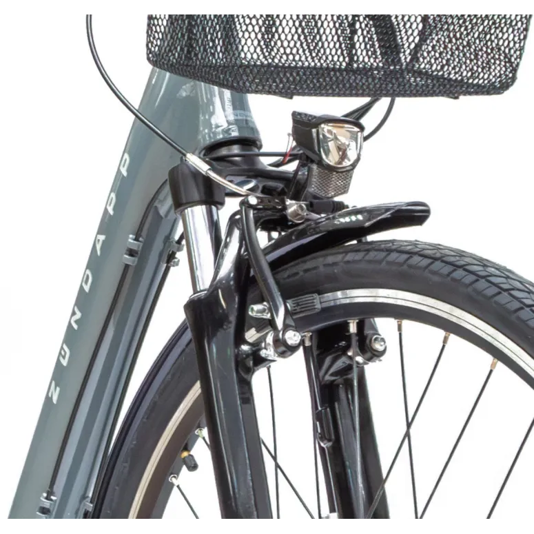 Rower Elektryczny Damski Miejski Koła 28" Shimano Nexus 7 ALU 250 W LCD 