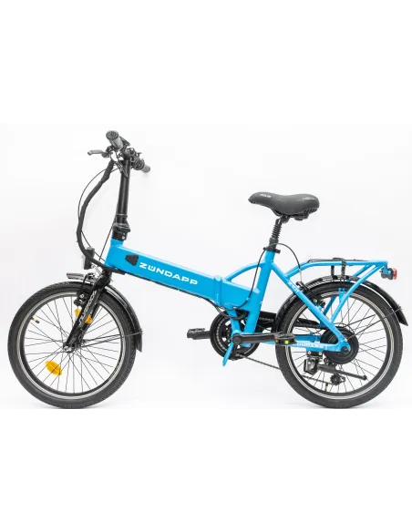 Rower Elektryczny Damski Męski Składany 20" SHIMANO 250 W Alu LED Składak