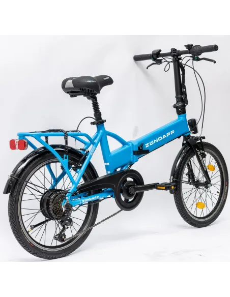 Rower Elektryczny Damski Męski Składany 20" SHIMANO 250 W Alu LED Składak