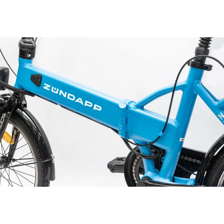 Rower Elektryczny Damski Męski Składany 20" SHIMANO 250 W Alu LED Składak