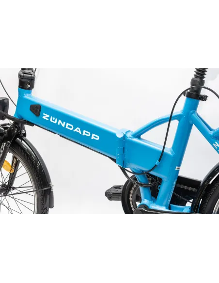 Rower Elektryczny Damski Męski Składany 20" SHIMANO 250 W Alu LED Składak