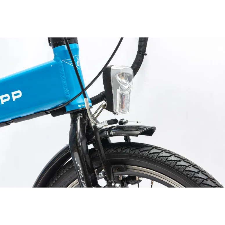 Rower Elektryczny Damski Męski Składany 20" SHIMANO 250 W Alu LED Składak