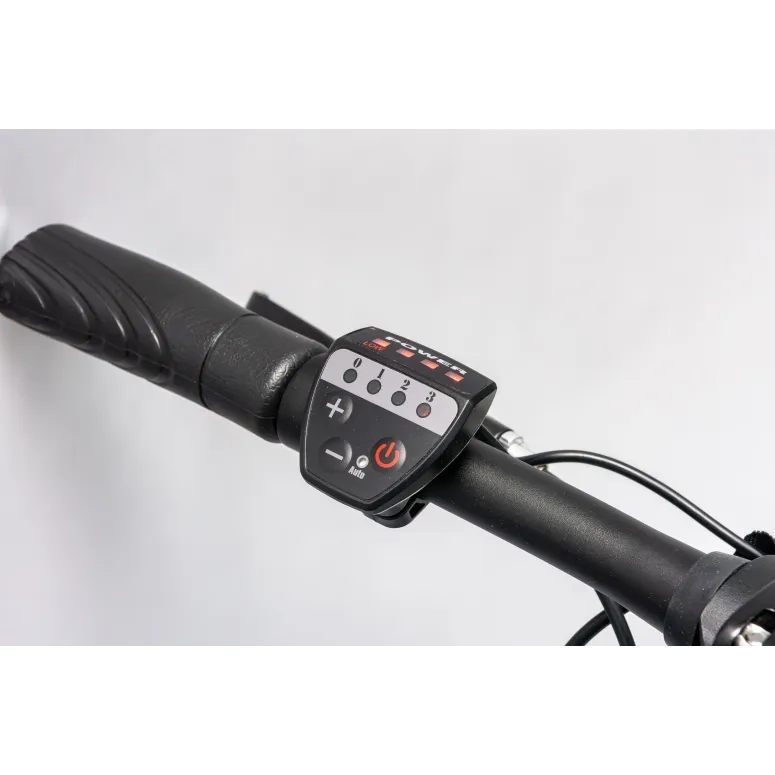 Rower Elektryczny Damski Męski Składany 20" SHIMANO 250 W Alu LED Składak