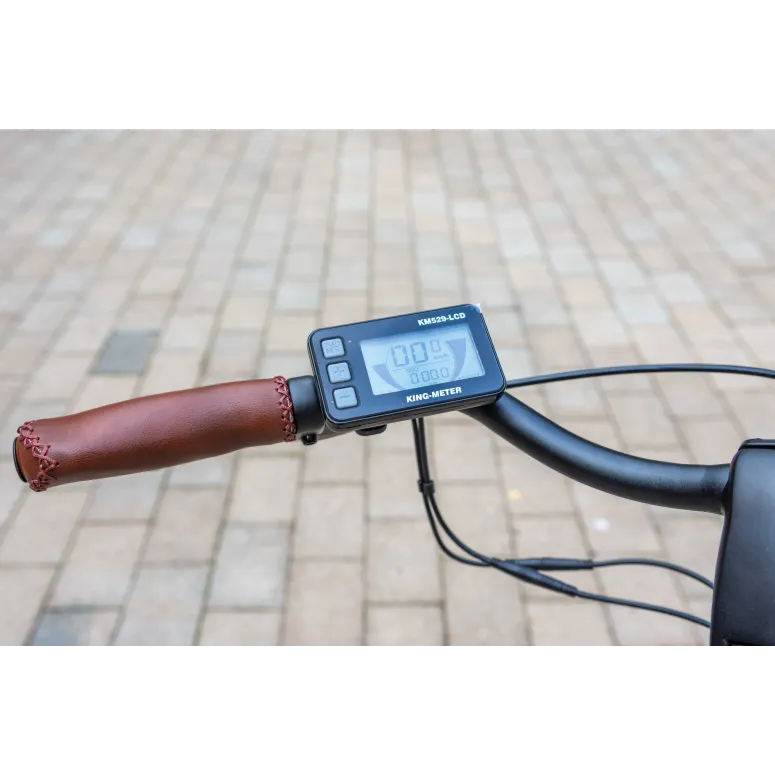 Rower Elektryczny Damski Miejski Koła 28" Shimano 250 W ALU Amory Bagażnik