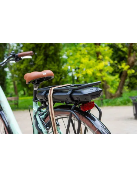 Rower Elektryczny Damski Miejski Koła 28" Shimano 250 W ALU Amory Bagażnik
