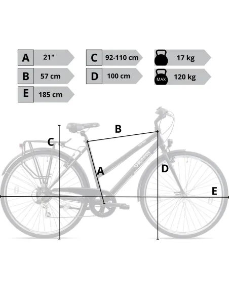 Rower Damski Miejski Koła 28 SHIMANO Lekki Bagażnik Błotniki Światła Stopka