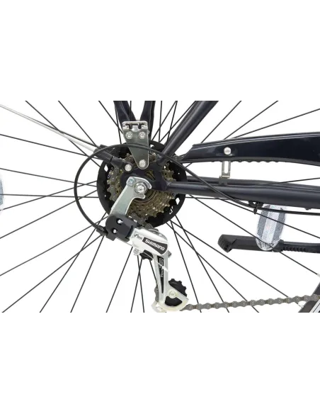 Rower Damski Miejski Koła 28 SHIMANO Lekki Bagażnik Błotniki Światła Stopka