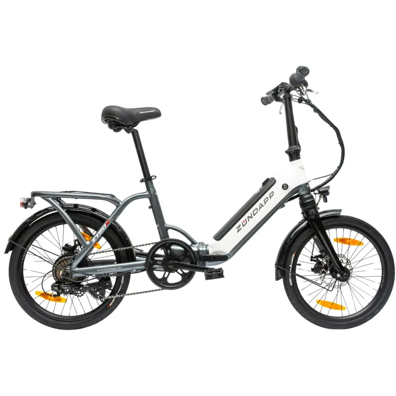 Rower Elektryczny Damski Męski Składany Koła 20" Miejski Składak 250 W LCD