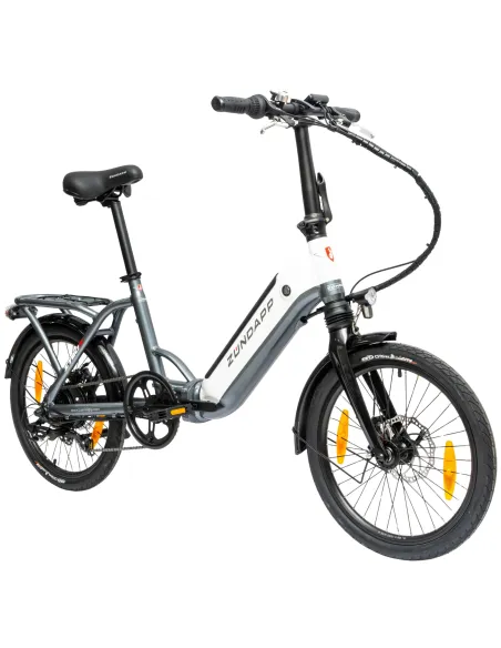 Rower Elektryczny Damski Męski Składany Koła 20" Miejski Składak 250 W LCD