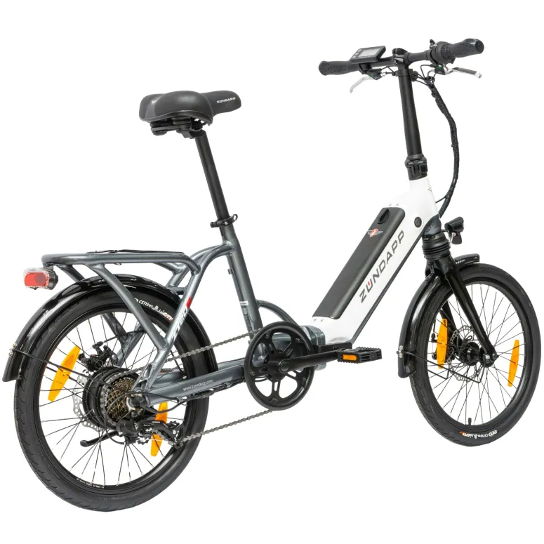 Rower Elektryczny Damski Męski Składany Koła 20" Miejski Składak 250 W LCD