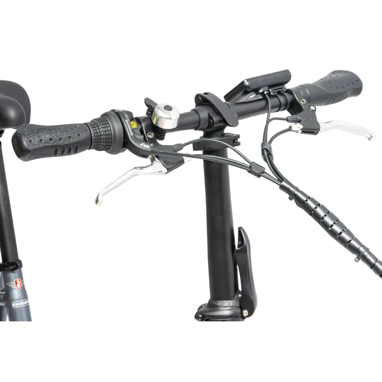 Rower Elektryczny Damski Męski Składany Koła 20" Miejski Składak 250 W LCD