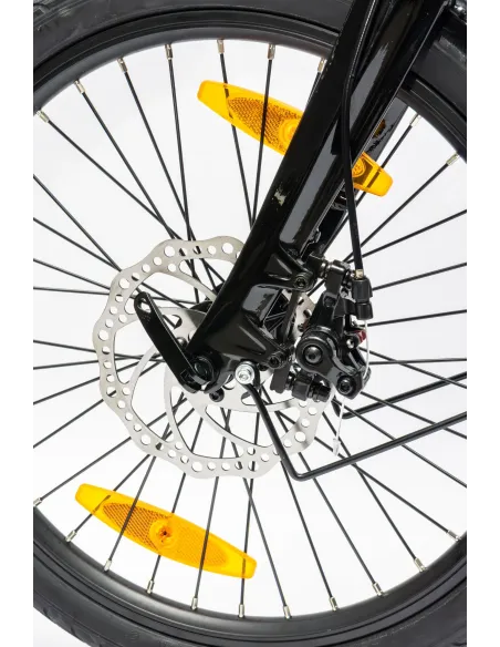 Rower Elektryczny Damski Męski Składany Koła 20" Miejski Składak 250 W LCD