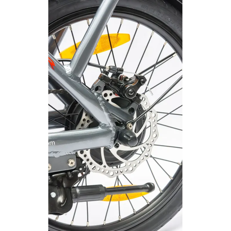 Rower Elektryczny Damski Męski Składany Koła 20" Miejski Składak 250 W LCD